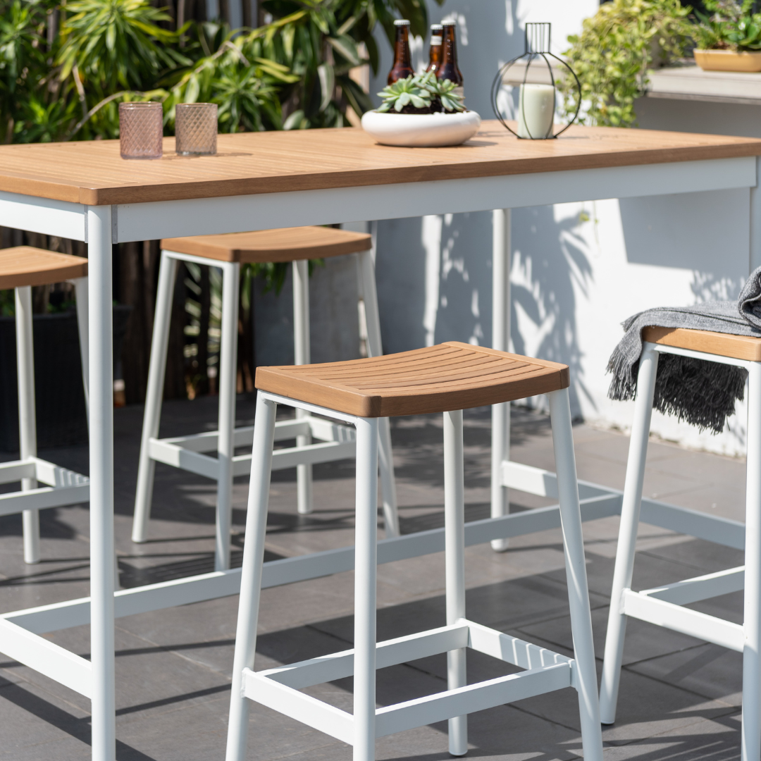 Bendigo Bar Stool - White