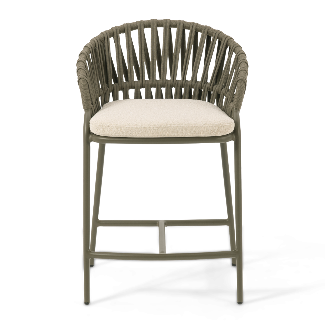 Noon Outdoor Counter Stool - Olive Green | PREORDER DECEMBER