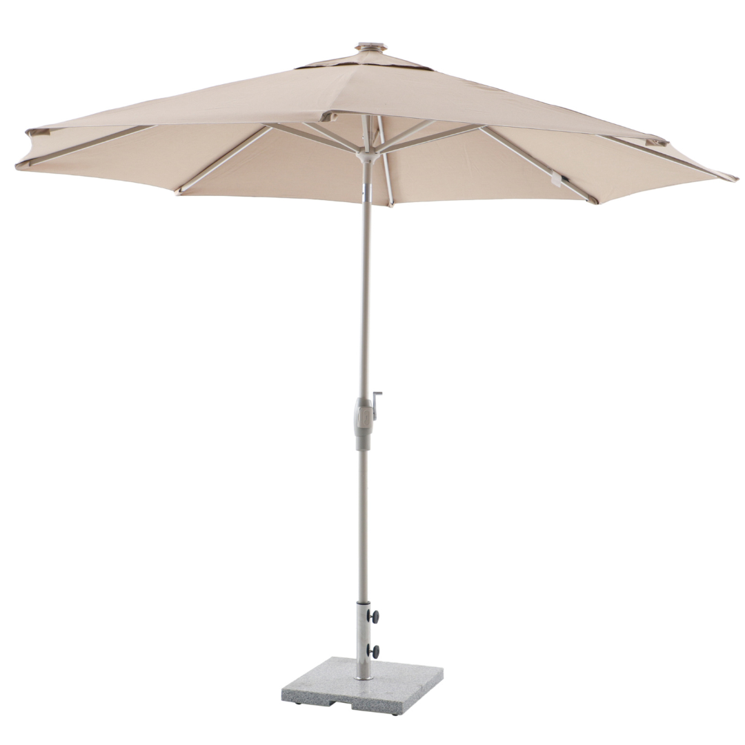 Royal Coro 3m Solar LED Umbrella Set - Taupe | PREORDER AUGUST