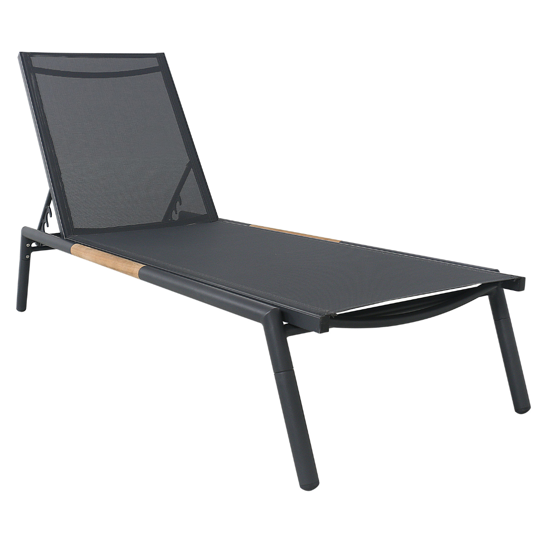 Faro Sun Lounger Charcoal