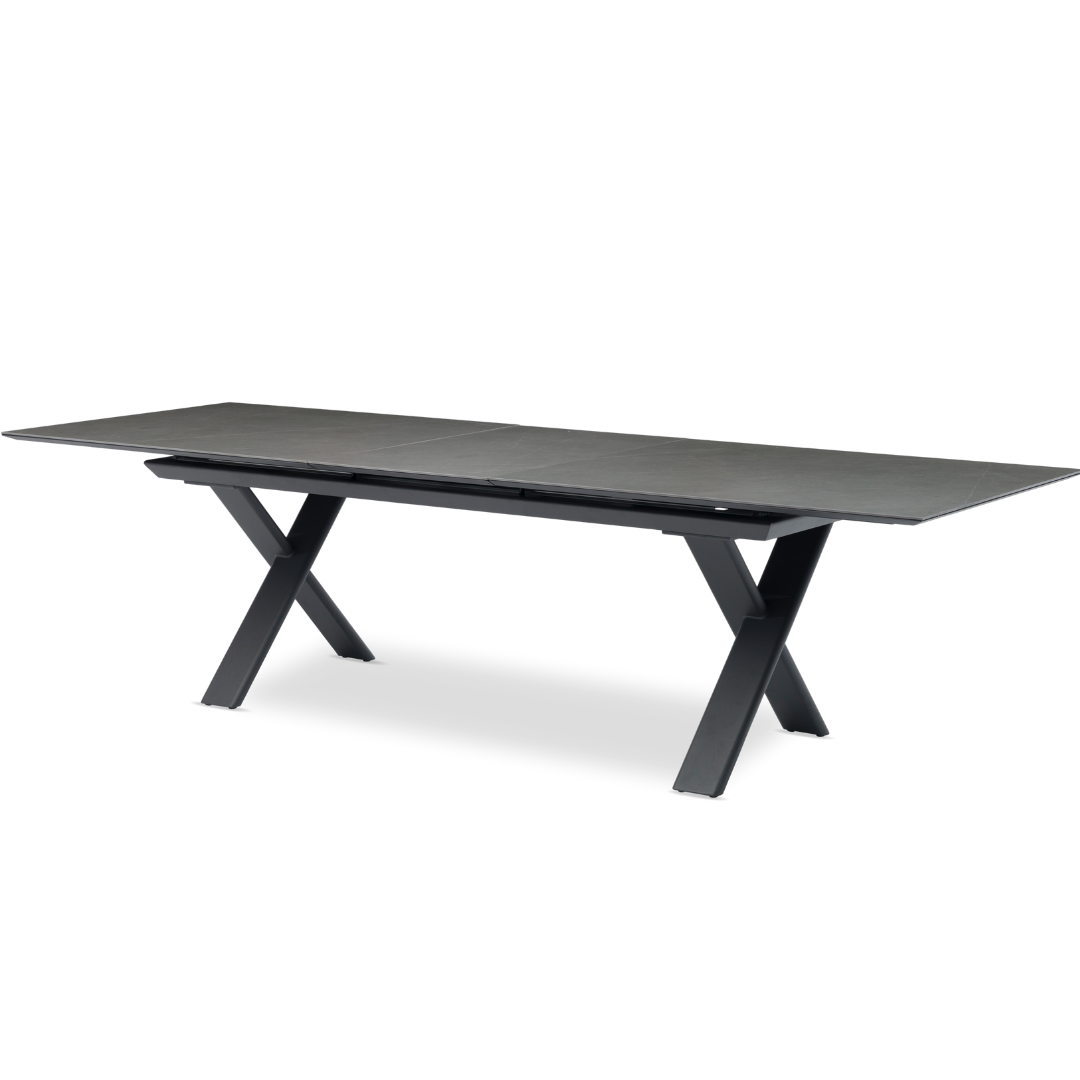 Albatross 4m Extendable Outdoor Dining Table - Charcoal