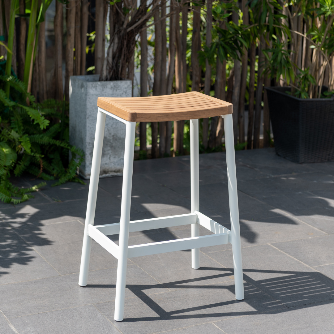 Bendigo Bar Stool - White