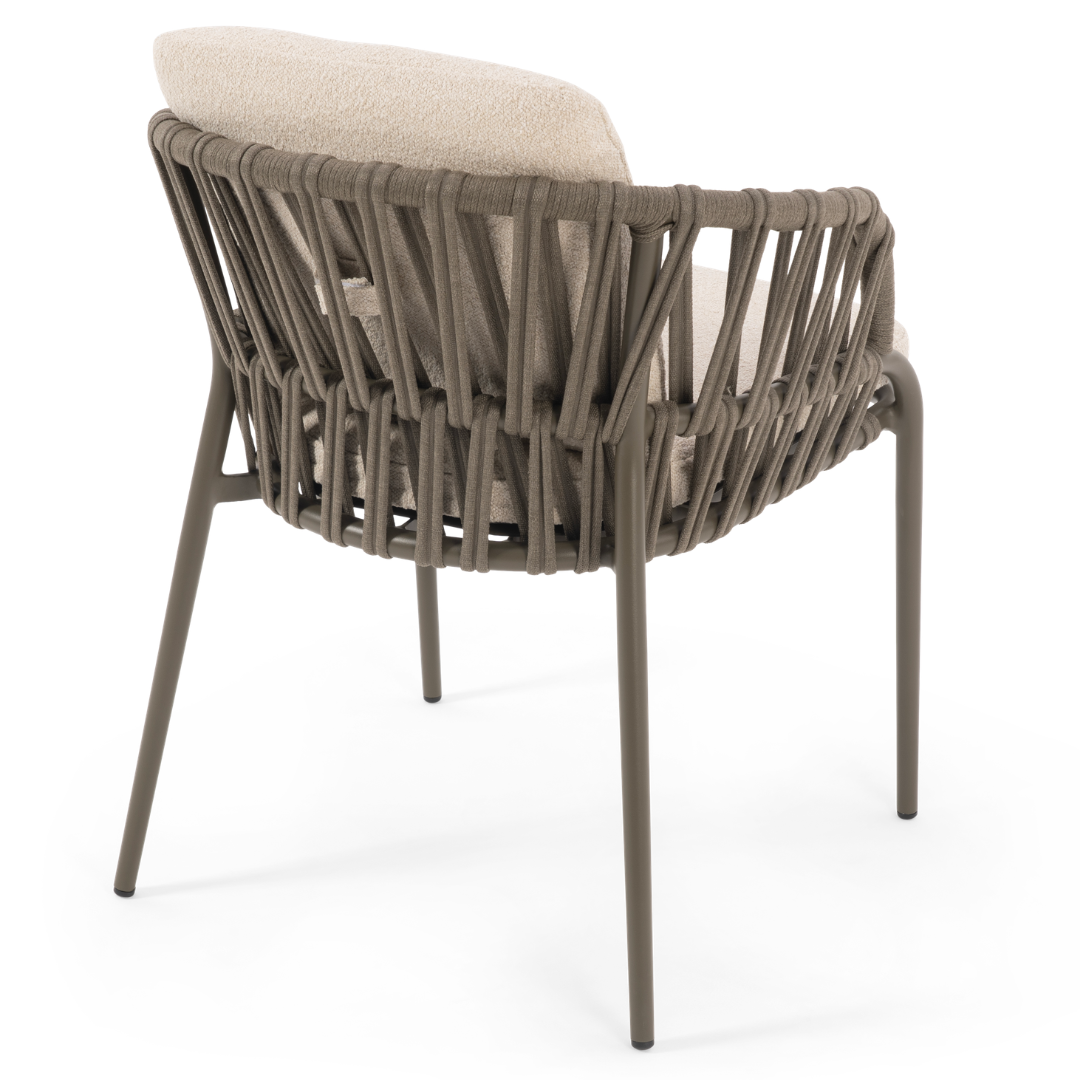 Set of 2: Noon Outdoor Dining Chairs - Olive | PREORDER AUGUST