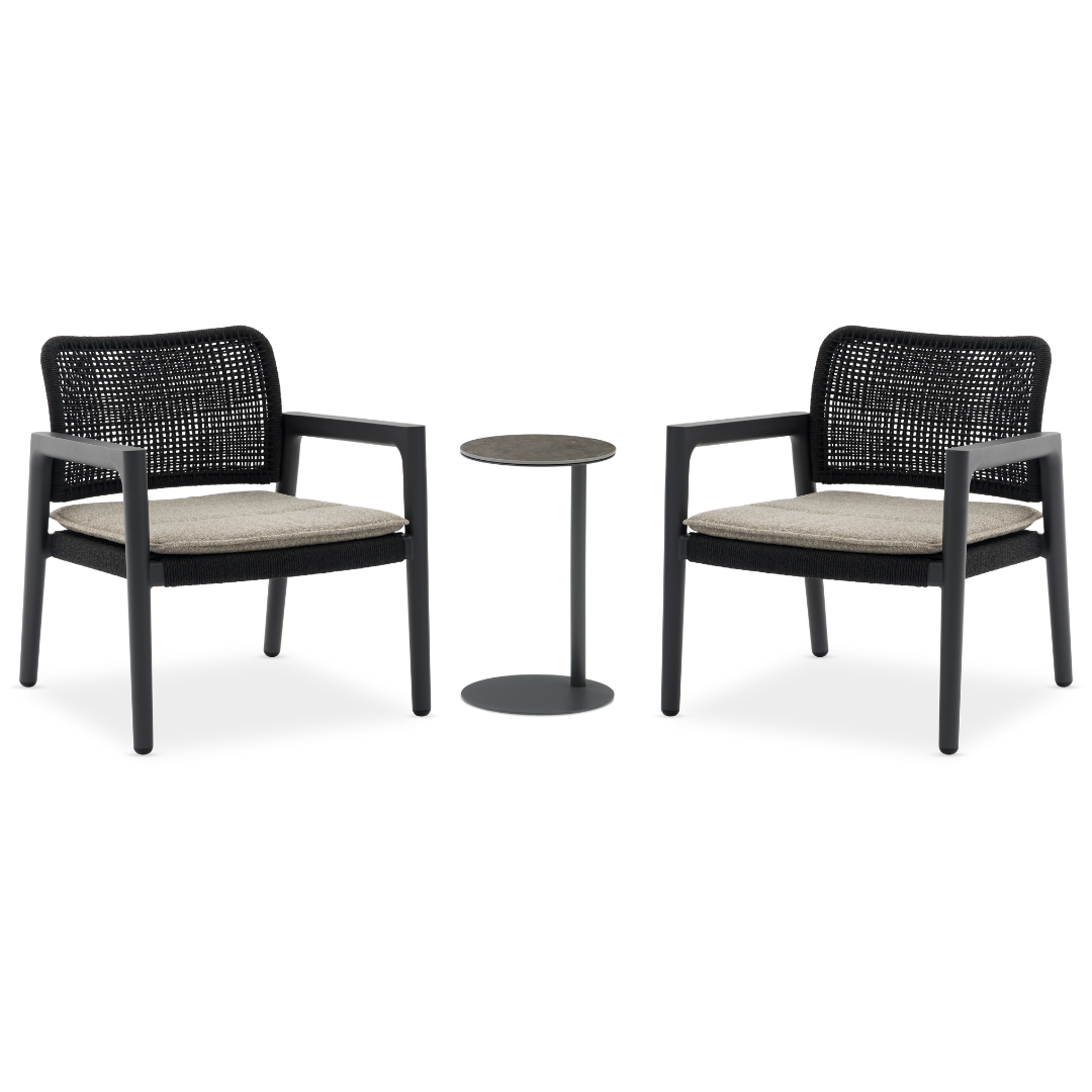 Tolo Balcony Set - Charcoal