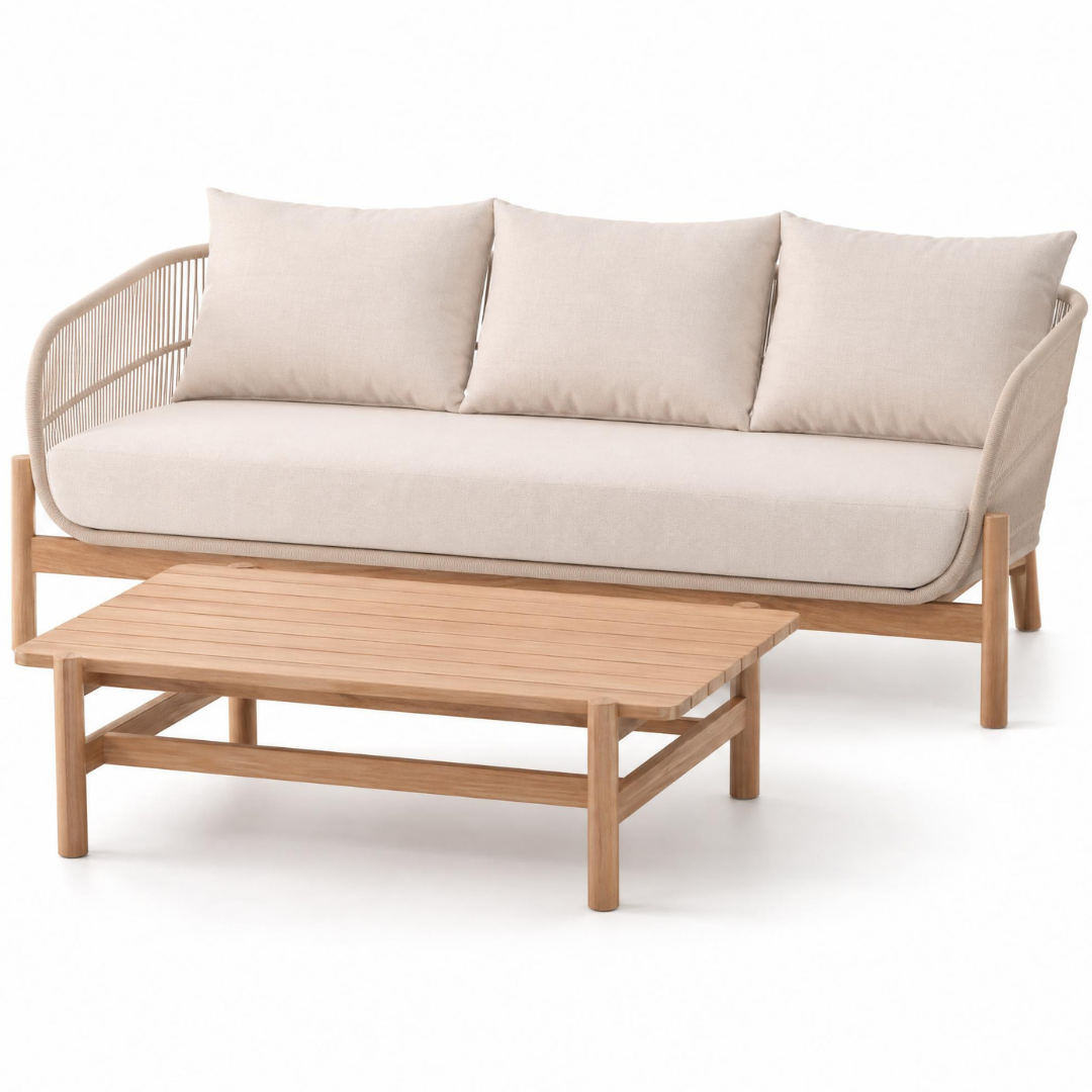 Evora 3-Seater Sofa + Coffee Table