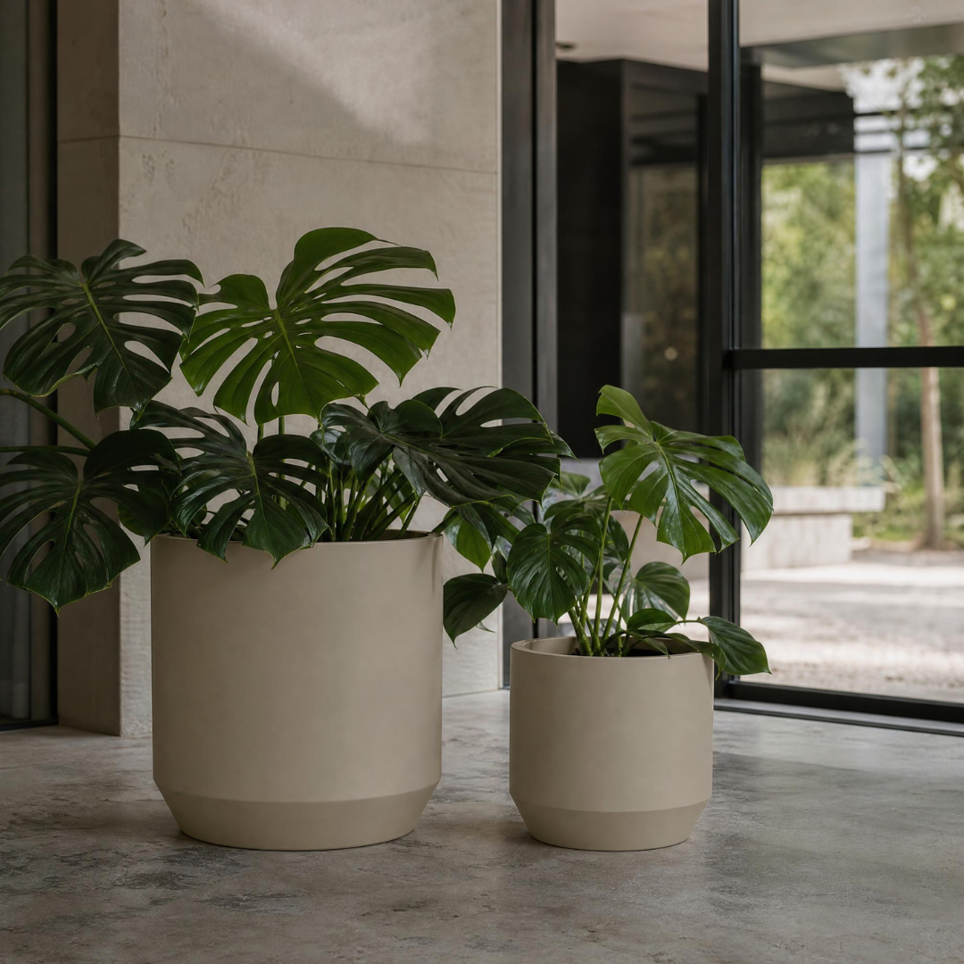 Rotunda Planter - Natural Linen | PREORDER SEPTEMBER