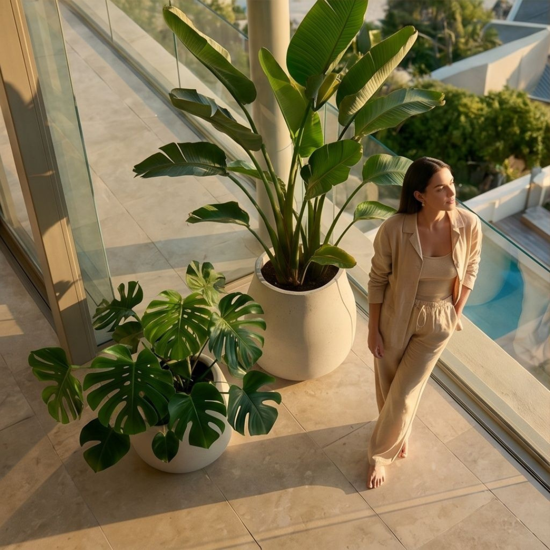 Caneco Planter - Urban Sandstone | PREORDER SEPTEMBER