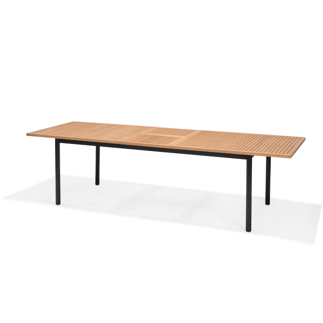 Bendigo Extendable Outdoor Dining Set - Black
