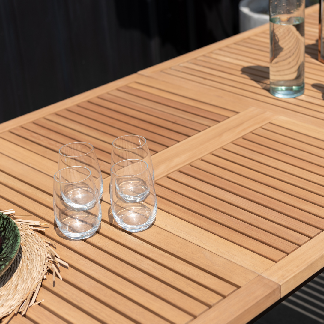 Bendigo Extendable Outdoor Dining Set - Black