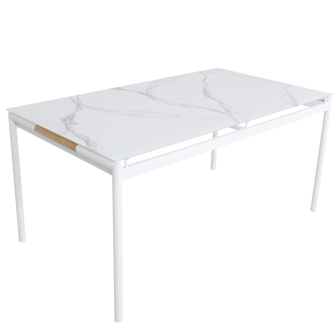Faro 6 Seater Dining Set White