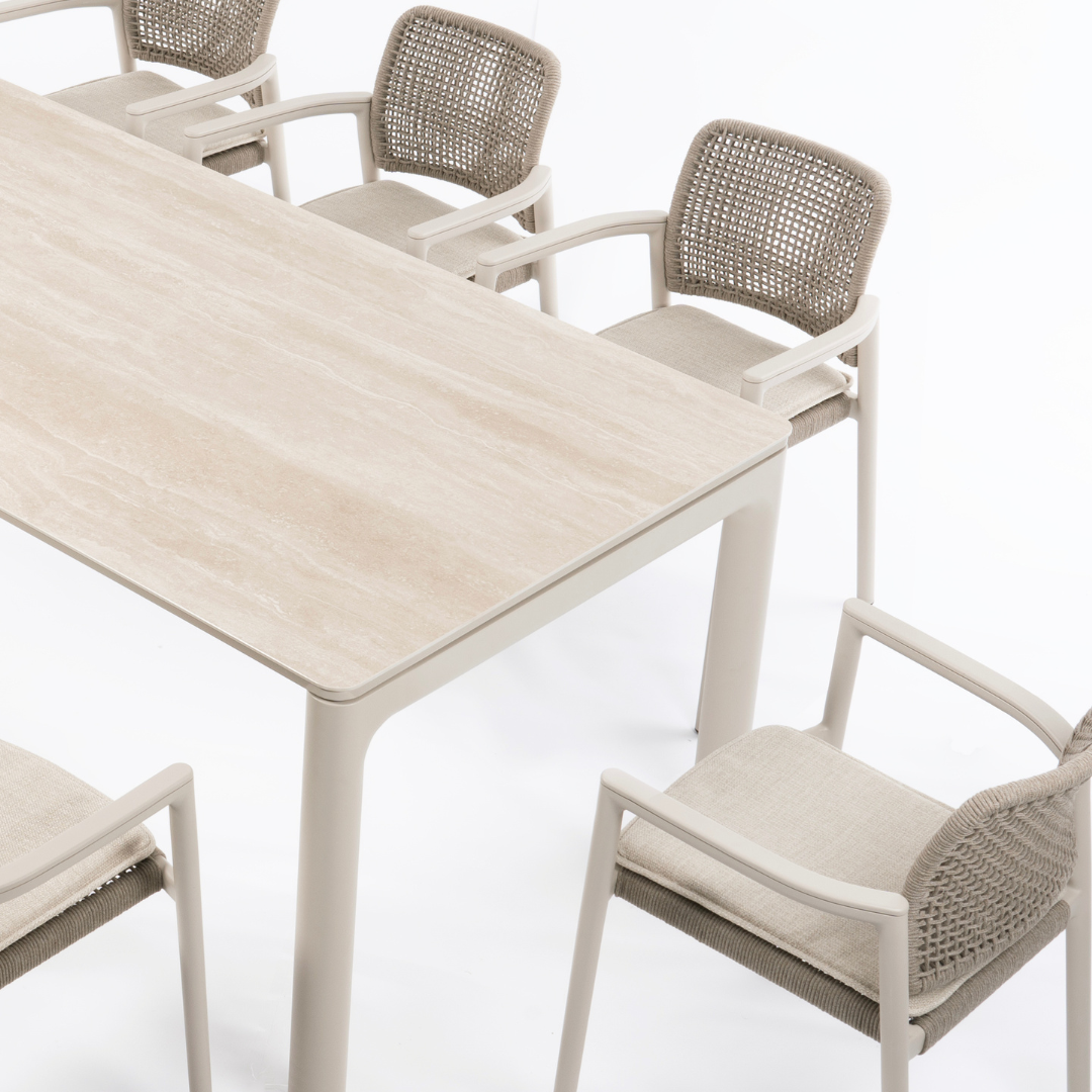 Tolo 8-Seater Dining Set - Mocha | PREORDER SEPTEMBER