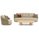 Wave 150cm Coffee Table - Teak