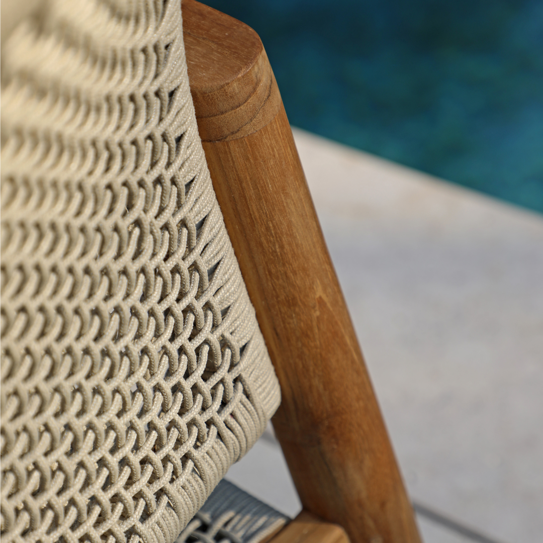 Set of 2: Tolo Teak Lounge Chair (lead time)