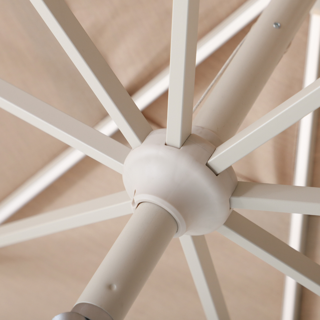 Royal Coro 3m Solar LED Umbrella Set - Taupe | PREORDER AUGUST