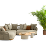 Wave 42cm Coffee Table - Teak