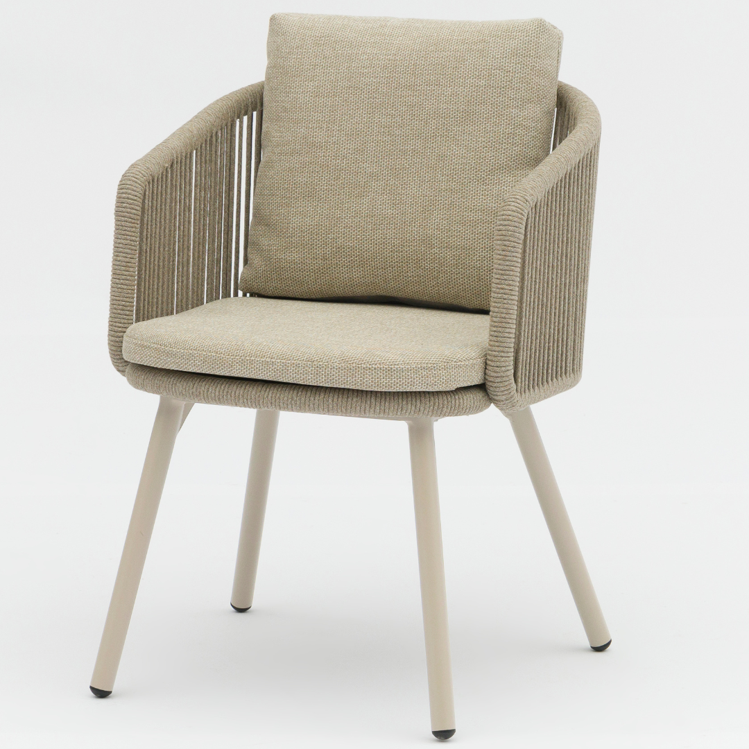 Set of 2: Harbour Outdoor Dining Chair - Mocha | PREORDER AUGUST
