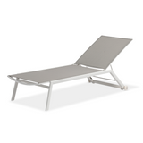 Cannes Sun Lounger - White