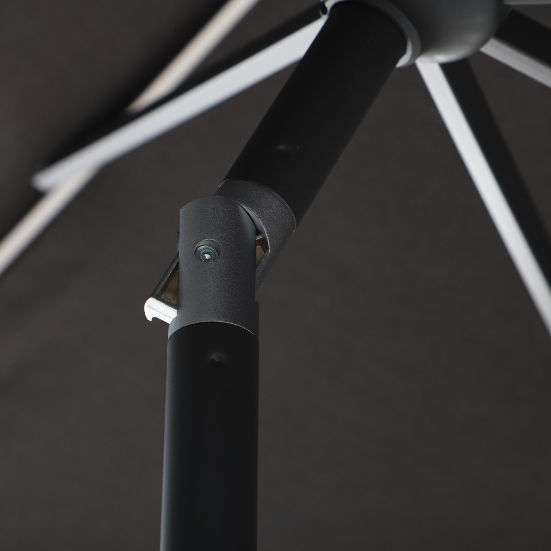 Royal Coro 3m Solar LED Umbrella Set - Anthracite | PREORDER AUGUST