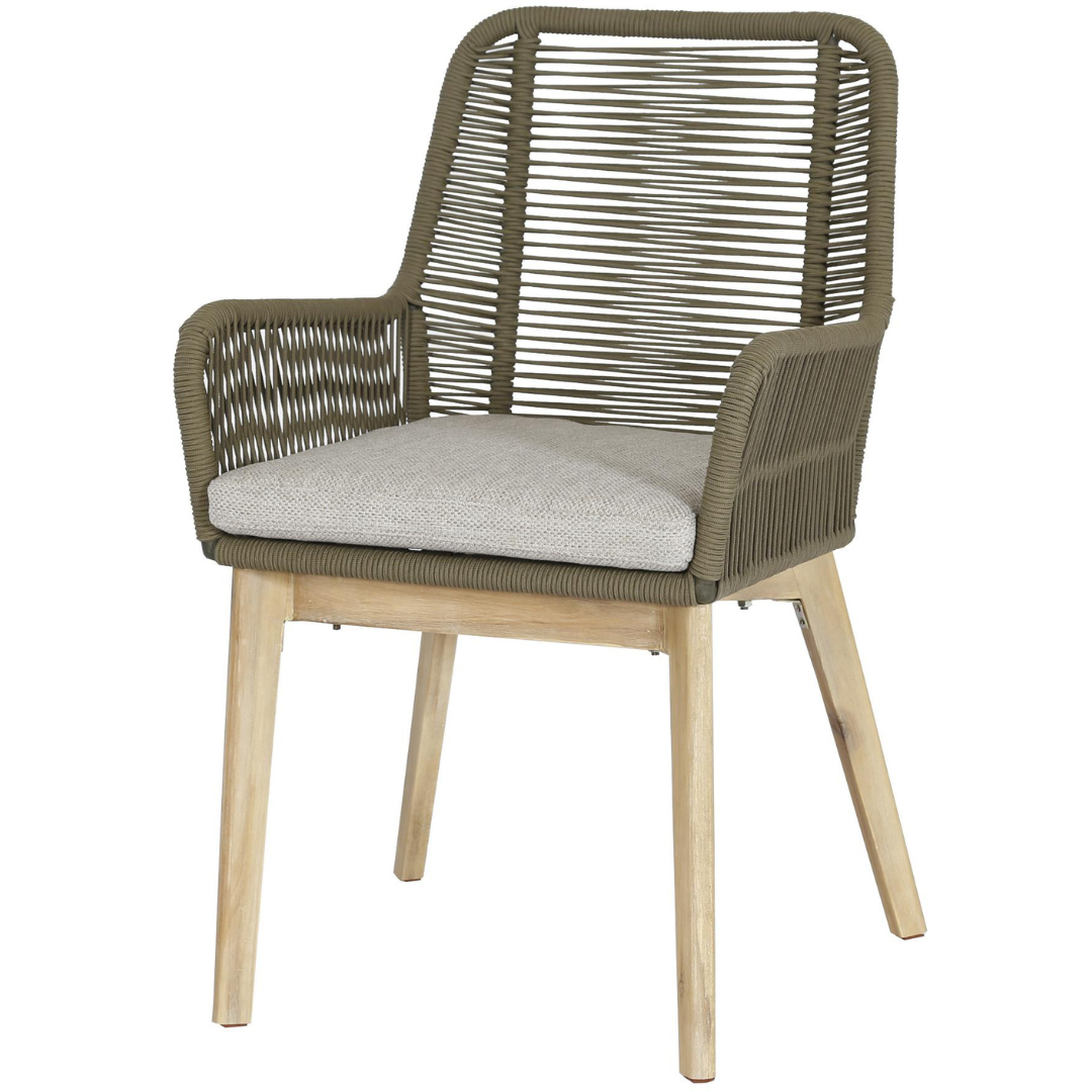 Padua Outdoor Dining Chair - Olive