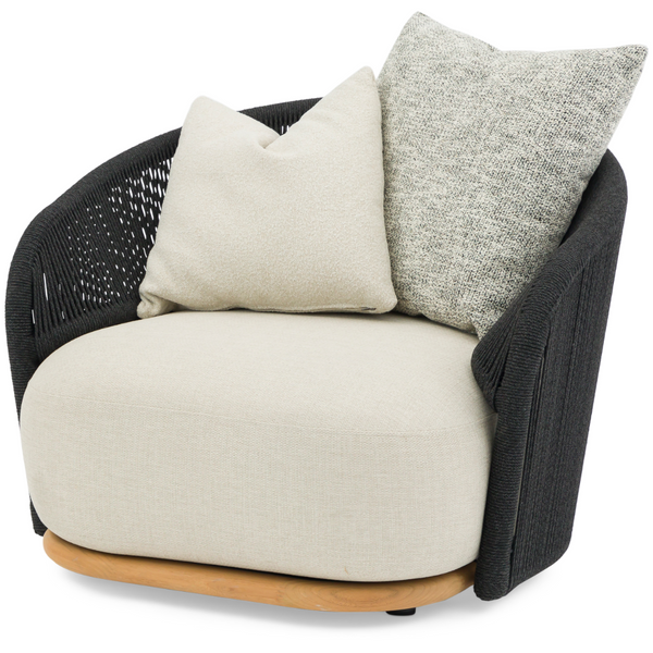 Wave 1-Seater Sofa Black