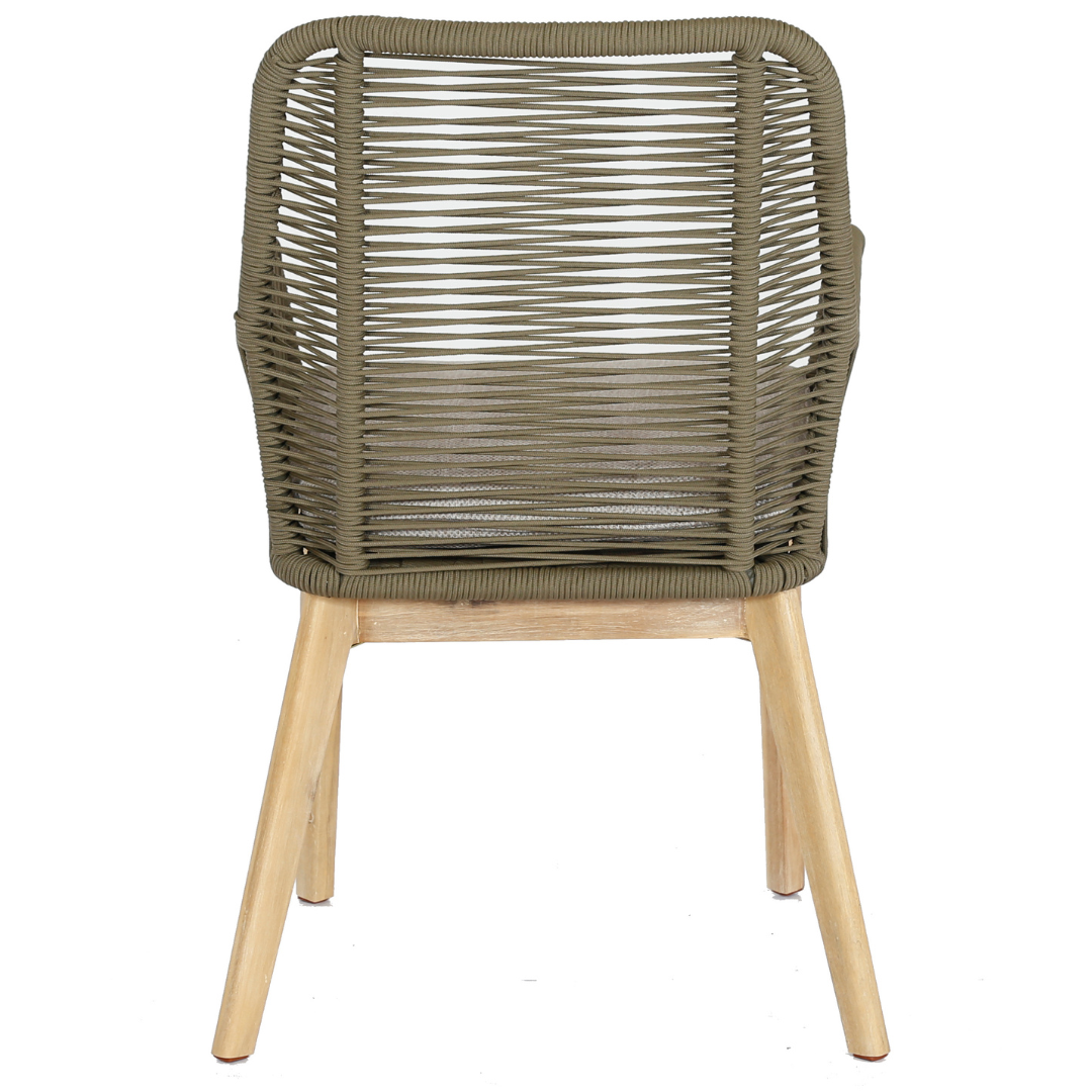 Padua Outdoor Dining Chair - Olive