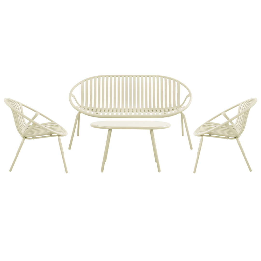 Lisbon 4pc Lounge Set - Dune | PREORDER AUGUST