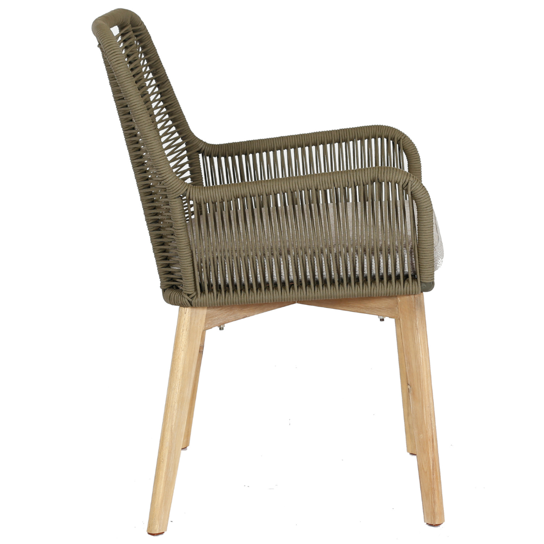 Padua Outdoor Dining Chair - Olive