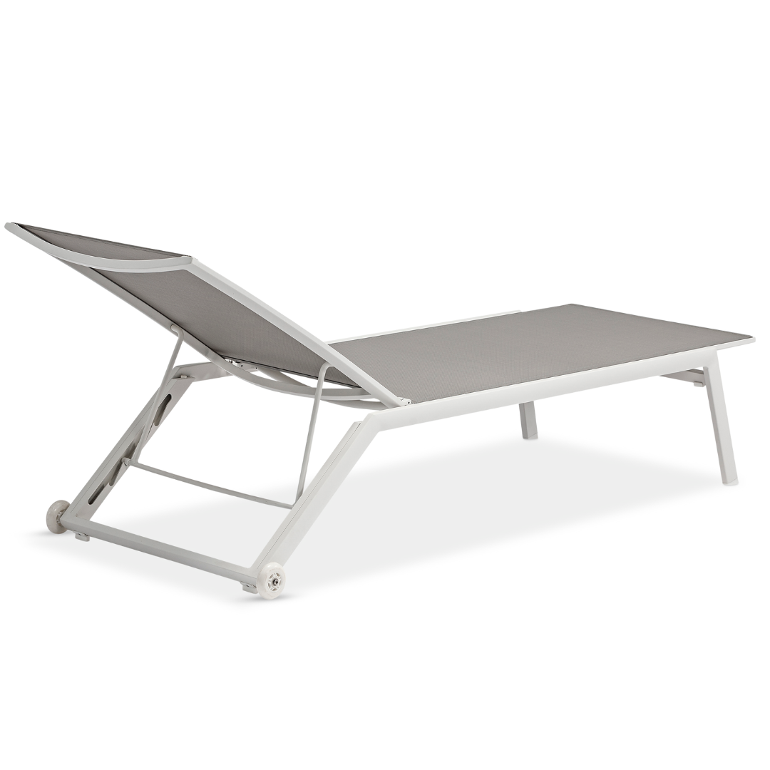 Cannes 3pc Sun Lounger Set White