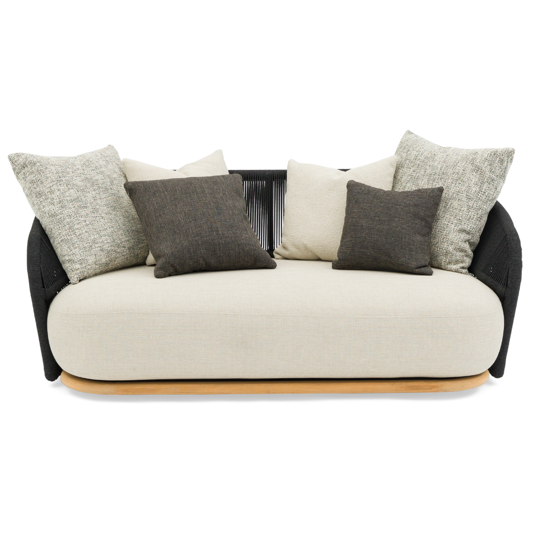 Wave 2-Seater Sofa Black (lead time)