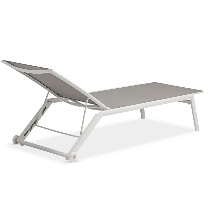 Cannes Sun Lounger - White