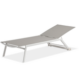 Cannes Sun Lounger - White