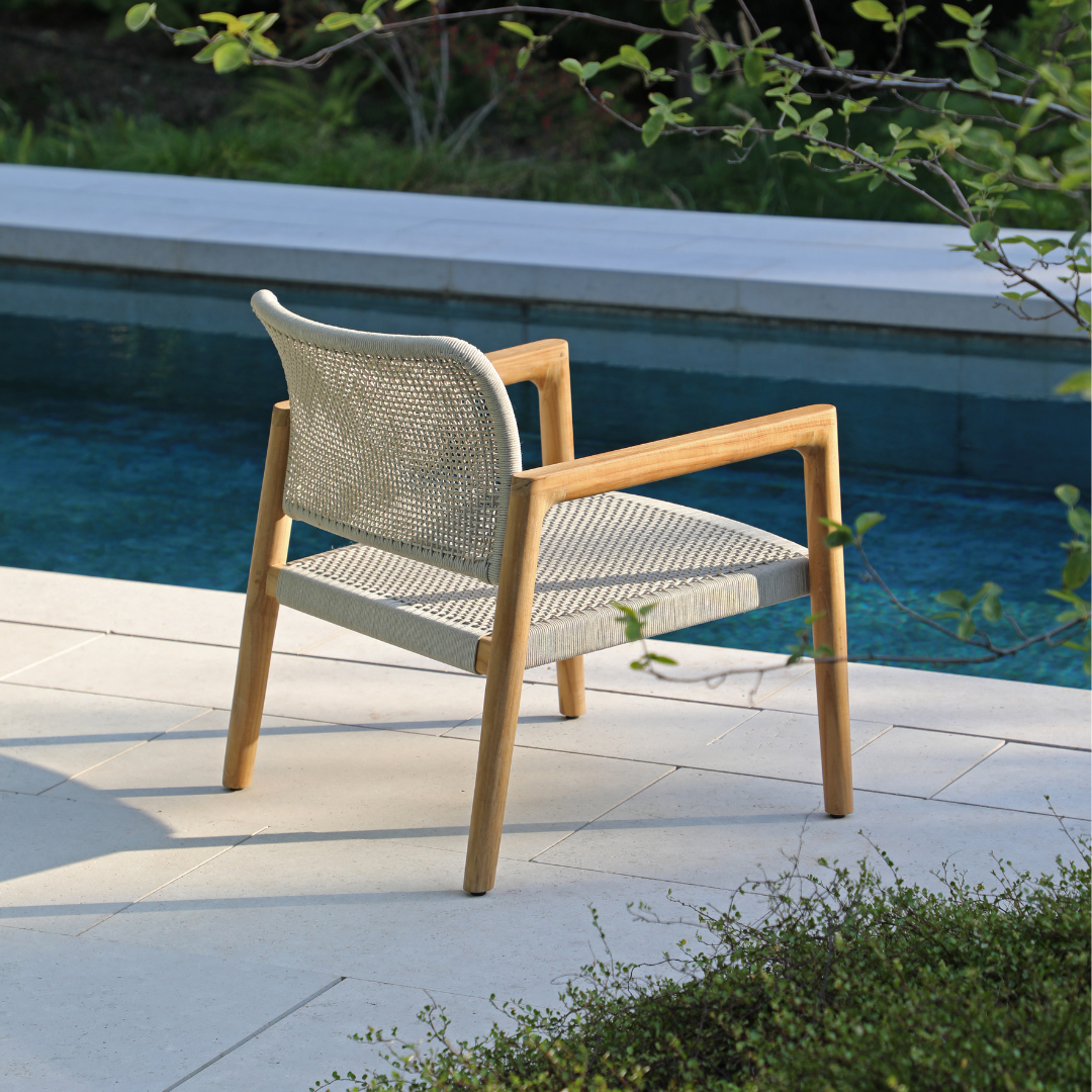 Set of 2: Tolo Teak Lounge Chair (lead time)