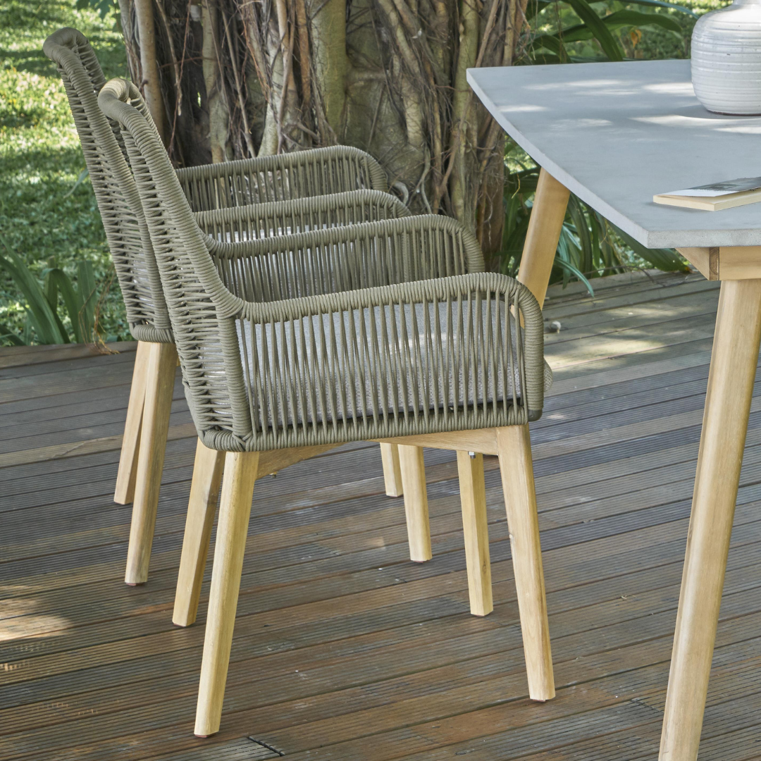 Padua Outdoor Dining Chair - Olive