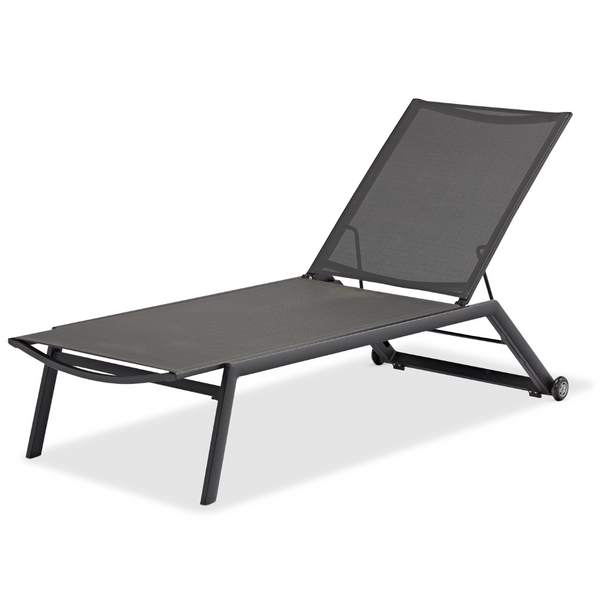 Cannes Sun Lounger - Charcoal