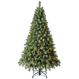OXFORD PINE: *PRELIT* 240CM CHRISTMAS TREE
