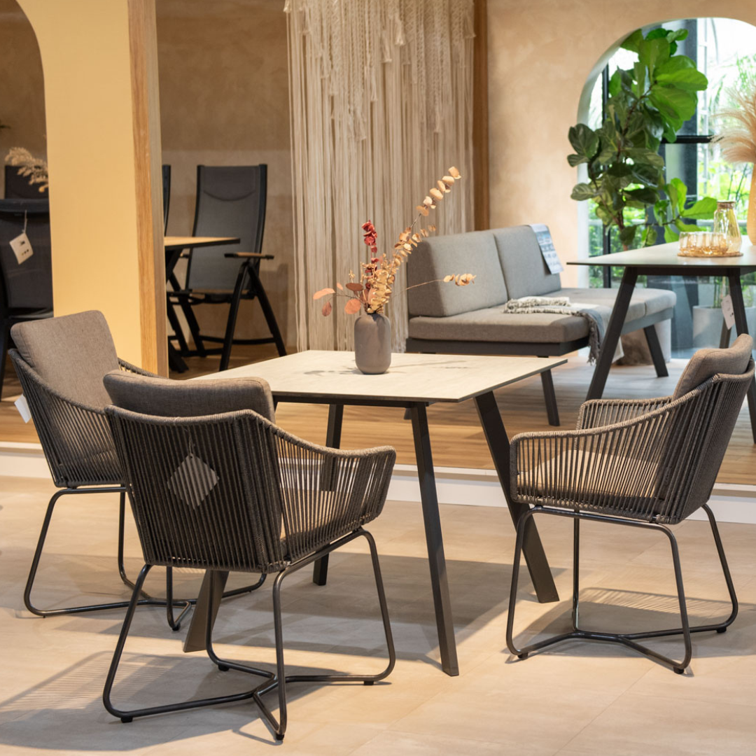 Opal 4-Seater Outdoor Dining Set