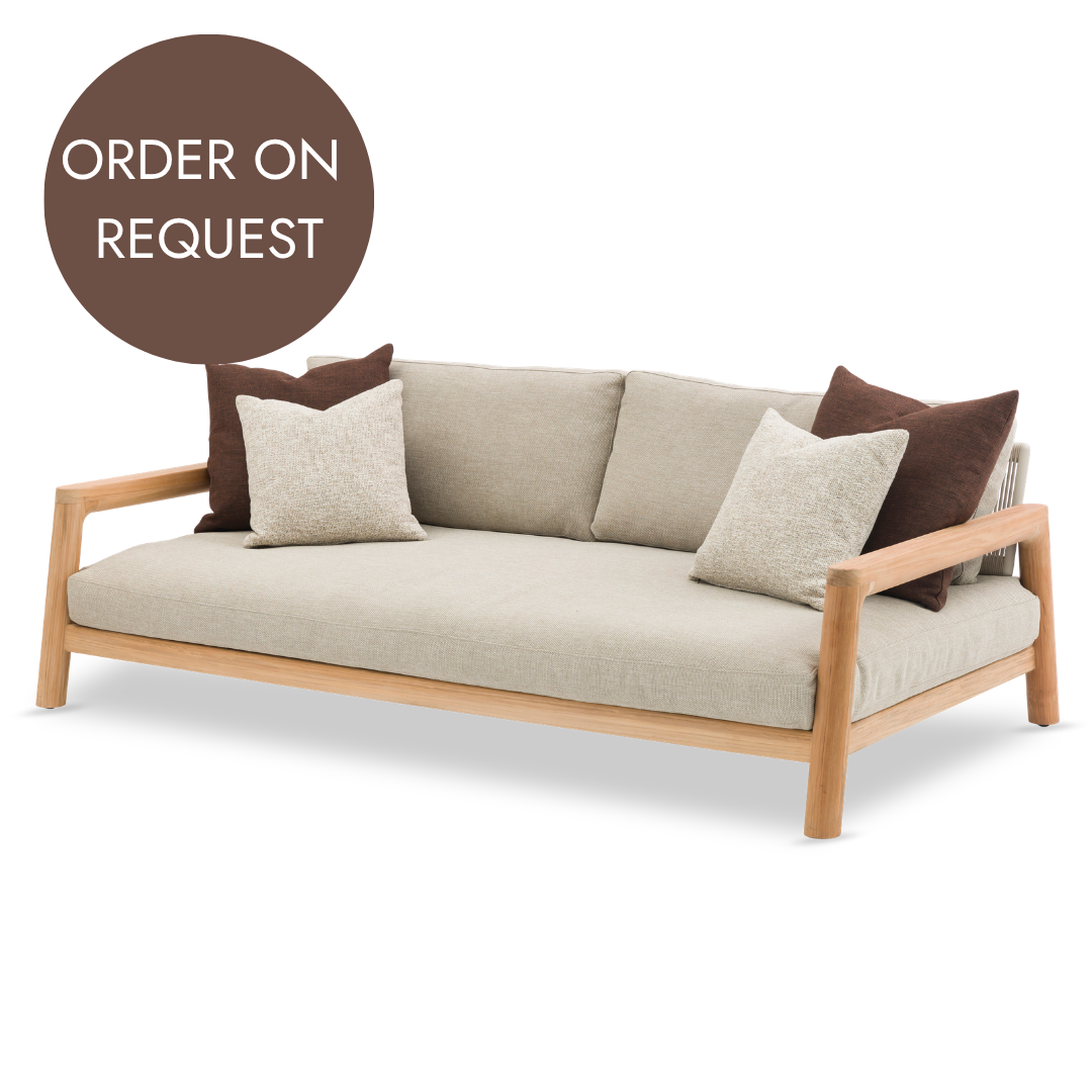 Tolo 3-Seater Sofa - Teak | ON REQUEST