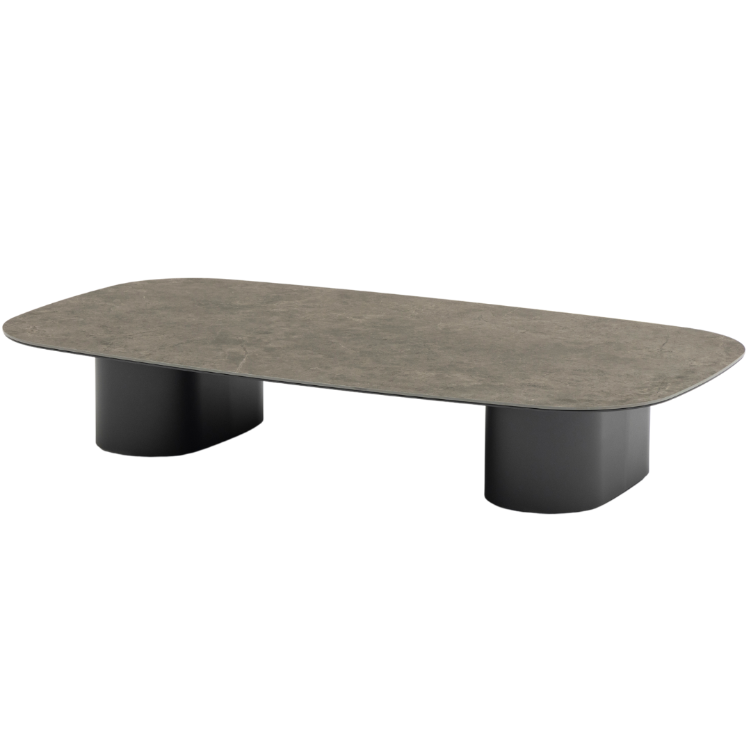 Wave 150cm Coffee Table - Charcoal | PREORDER AUGUST