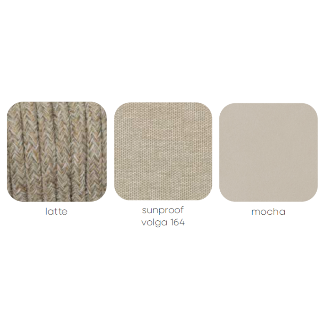 Set of 2: Harbour Outdoor Dining Chair - Mocha | PREORDER AUGUST