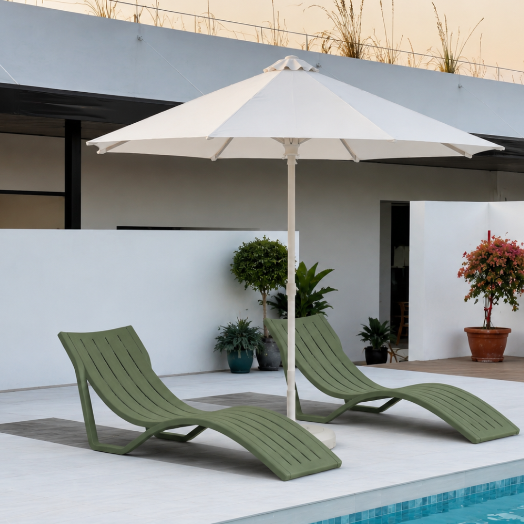 Hydra Sun Lounger - Olive | PREORDER AUGUST