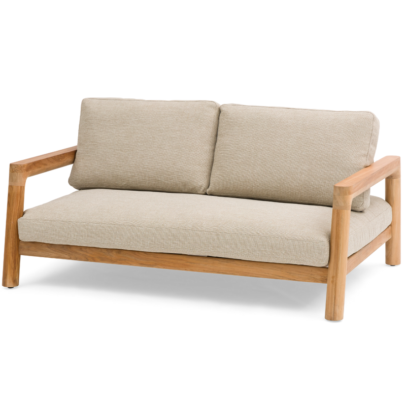 Tolo Teak 2-Seater Sofa