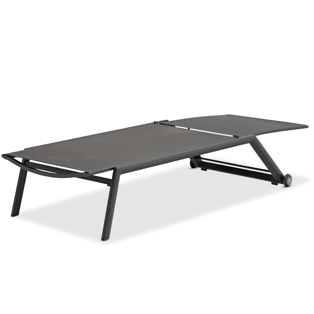 Cannes Sun Lounger - Charcoal