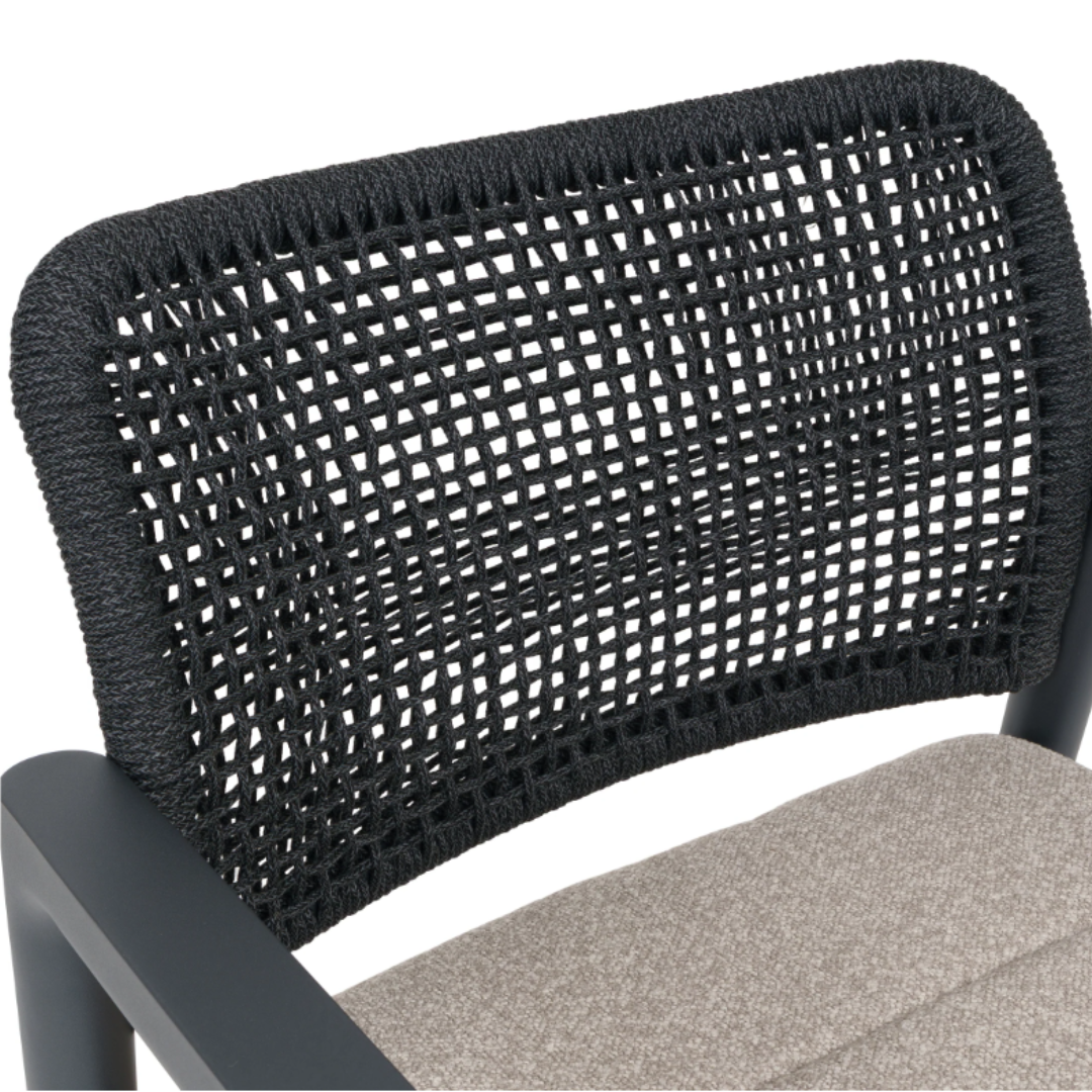 Set of 2: Tolo Lounge Chairs - Charcoal