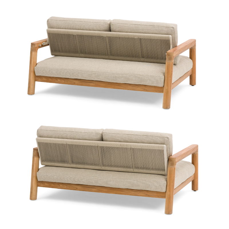 Tolo Teak 2-Seater Sofa