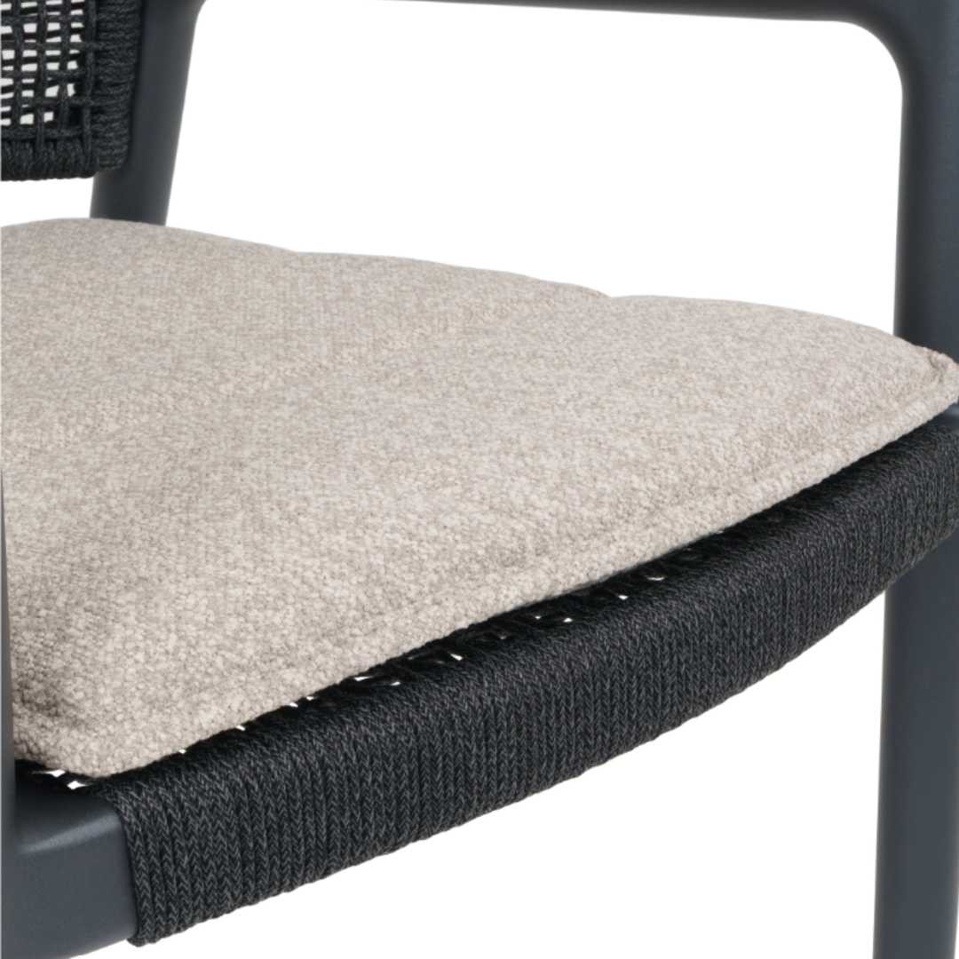 Set of 2: Tolo Lounge Chairs - Charcoal
