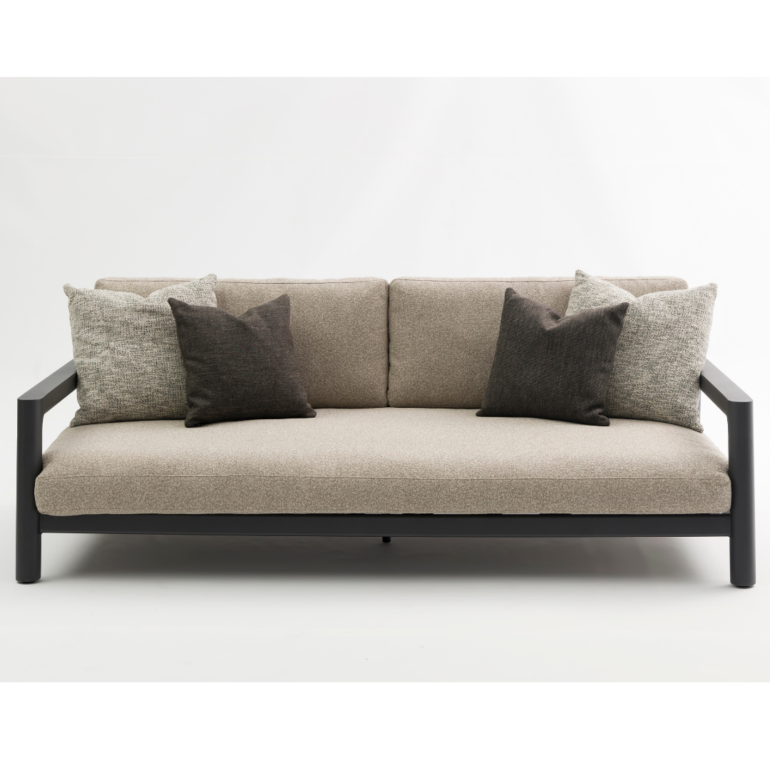 Tolo 3-Seater Outdoor Couch - Charcoal