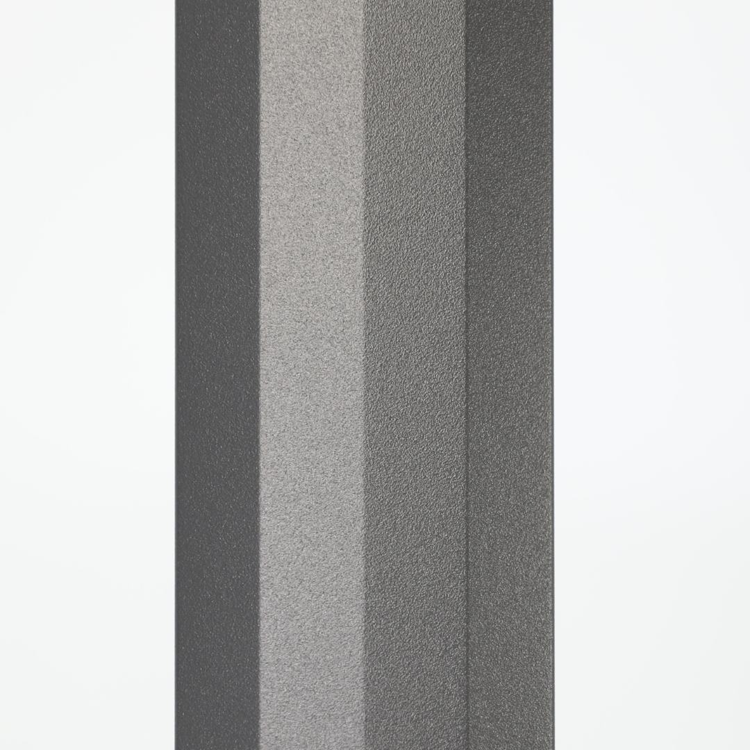 Cayman 3x3m Aluminium Umbrella - Charcoal