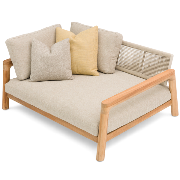Tolo Teak 2-Seater Sofa