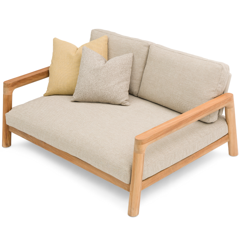 Tolo Teak 2-Seater Sofa