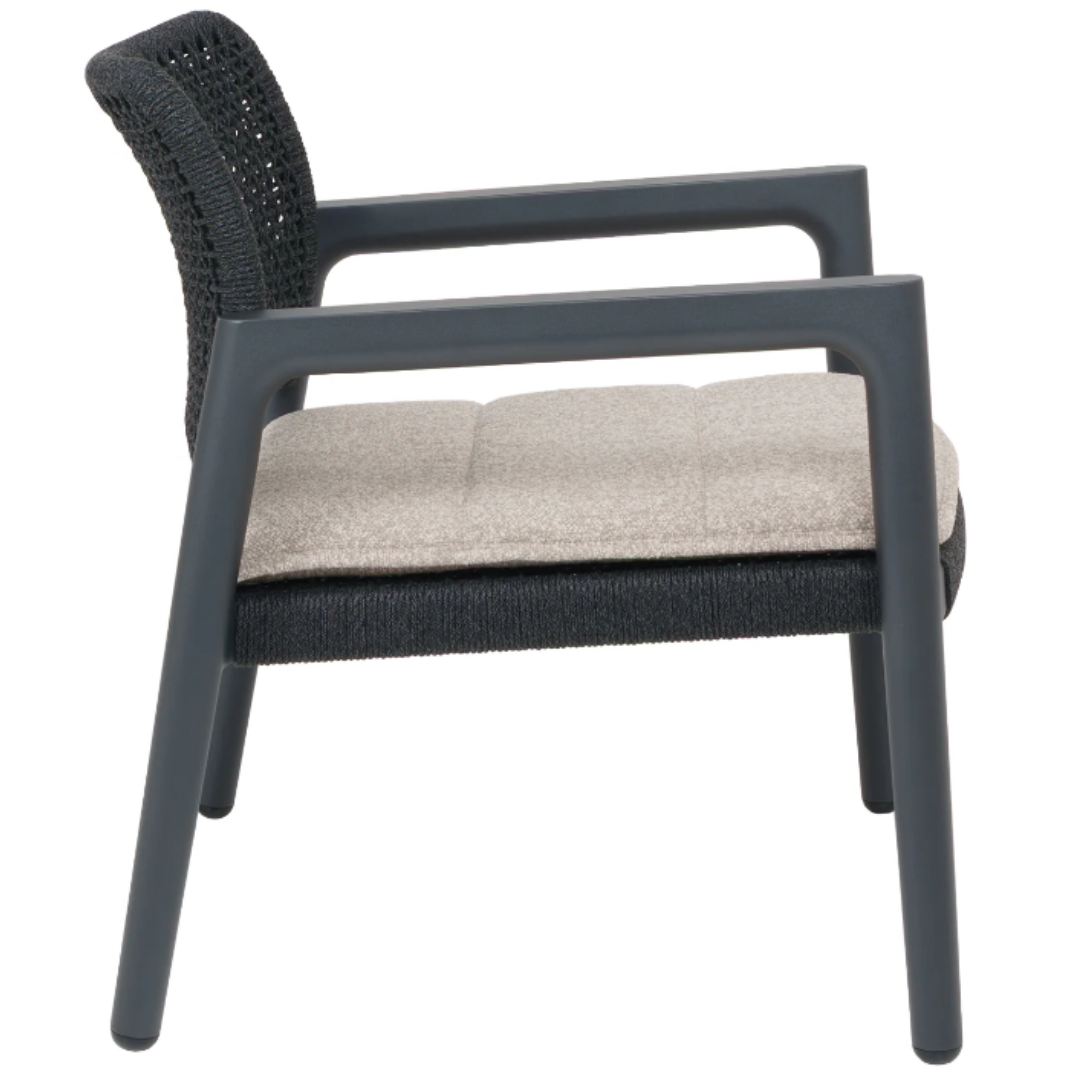 Set of 2: Tolo Lounge Chairs - Charcoal
